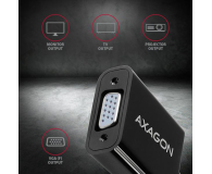 Axagon RVH-VGN, HDMI - VGA adapter, FullHD, 1920*1200 - 1353451 - zdjęcie 5